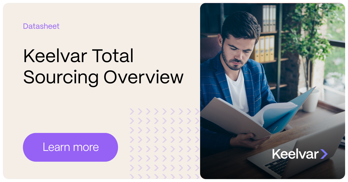 Keelvar Total Sourcing Overview Keelvar